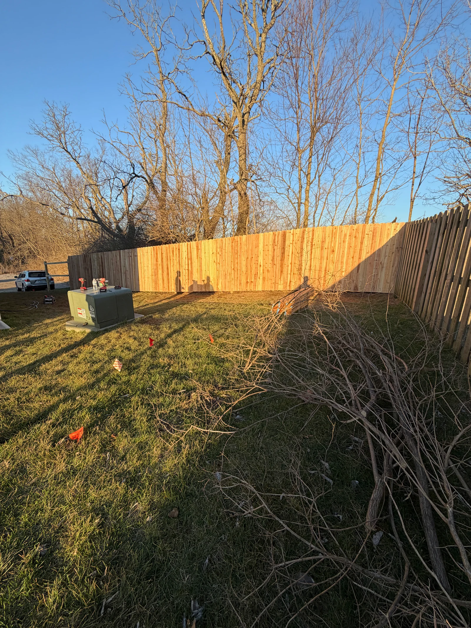 Completed Privacy Fence at an Arorix customer project