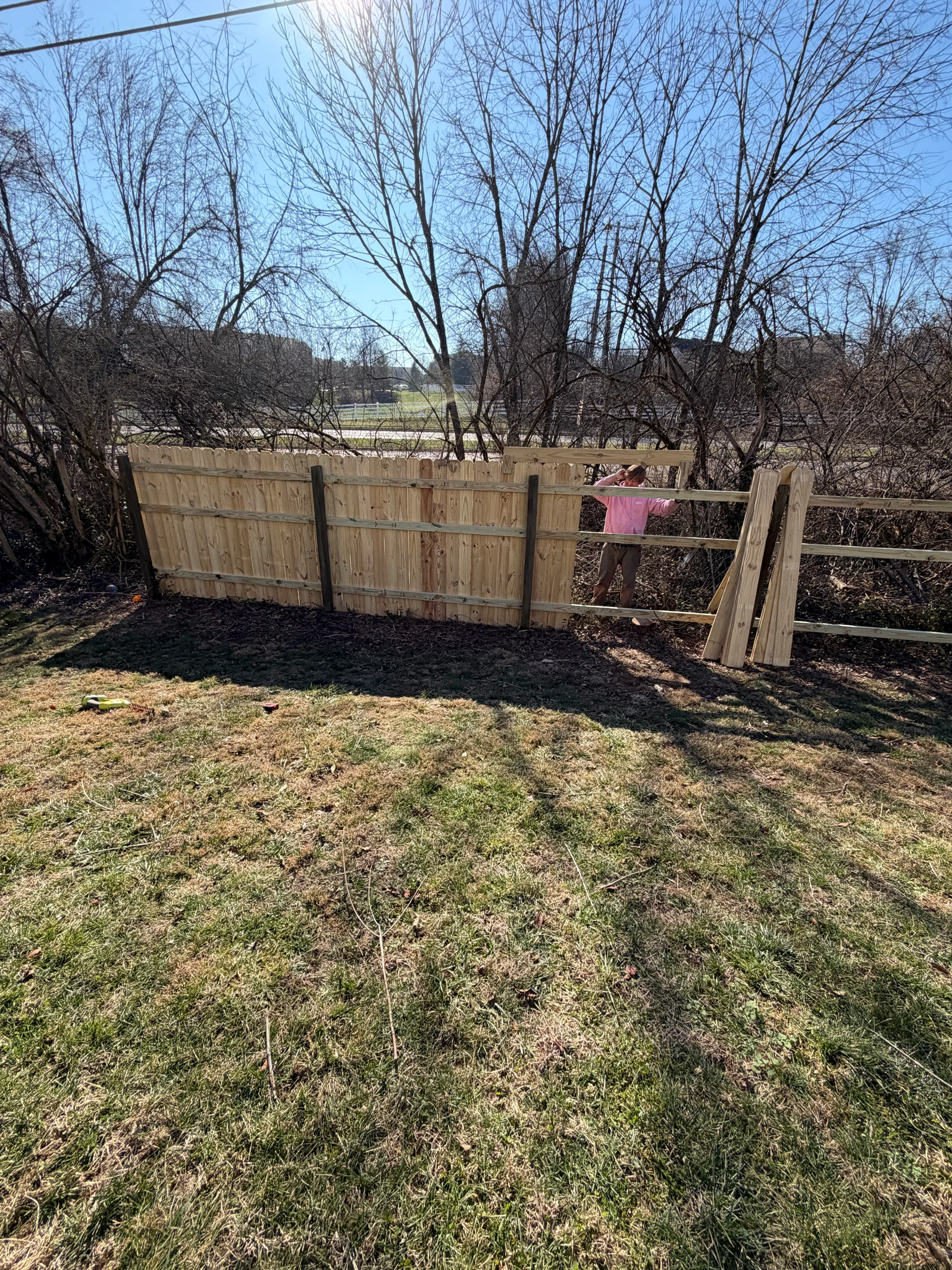 Lexington Fence — Picket Installation at an Arorix customer project