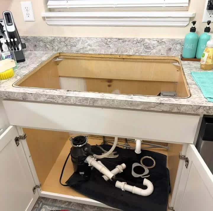 Kitchen Sink Upgrade — Installation in Progress at an Arorix customer project