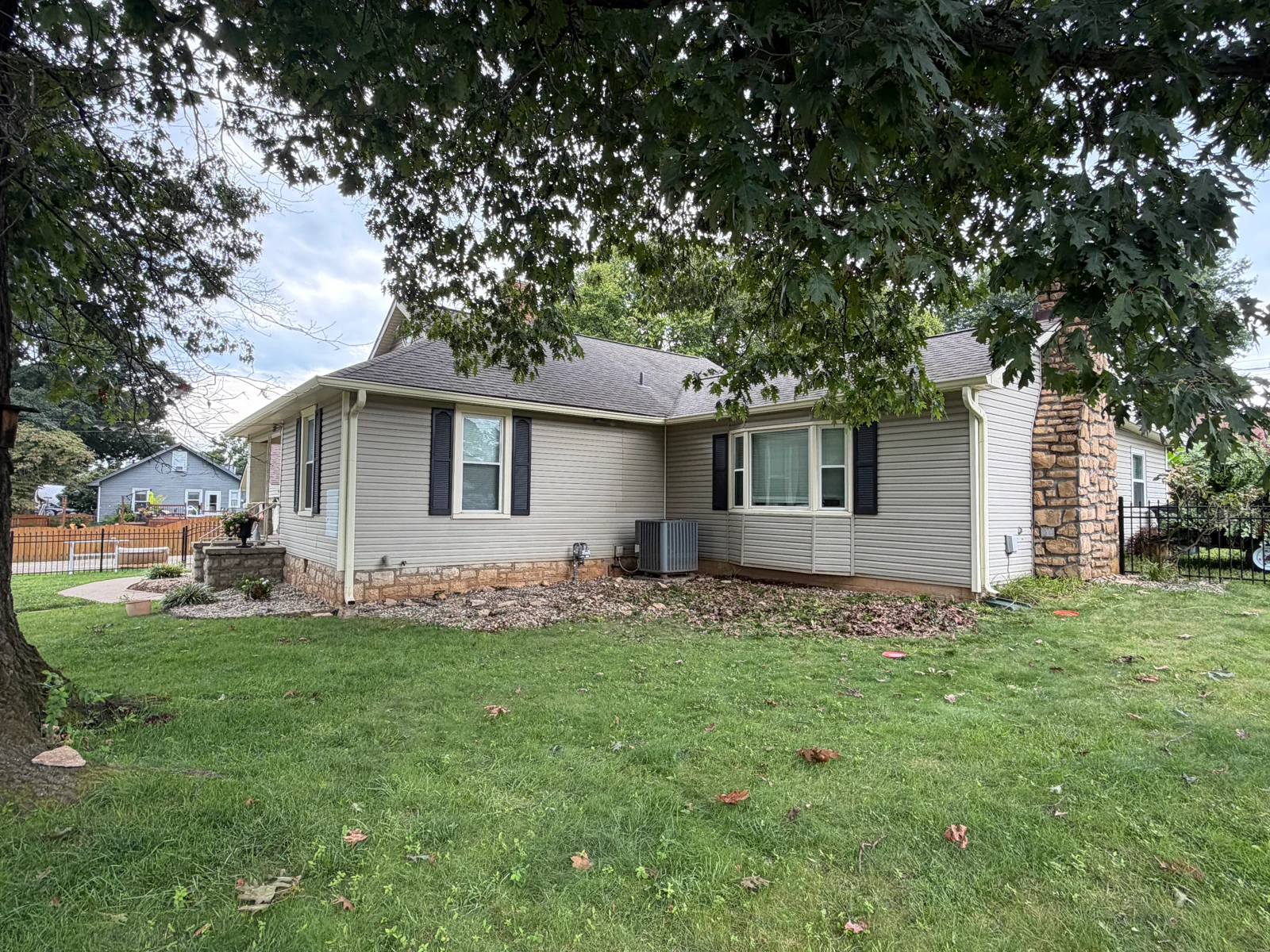 Side Elevation — Before on a house repaint by Arorix Home Solutions