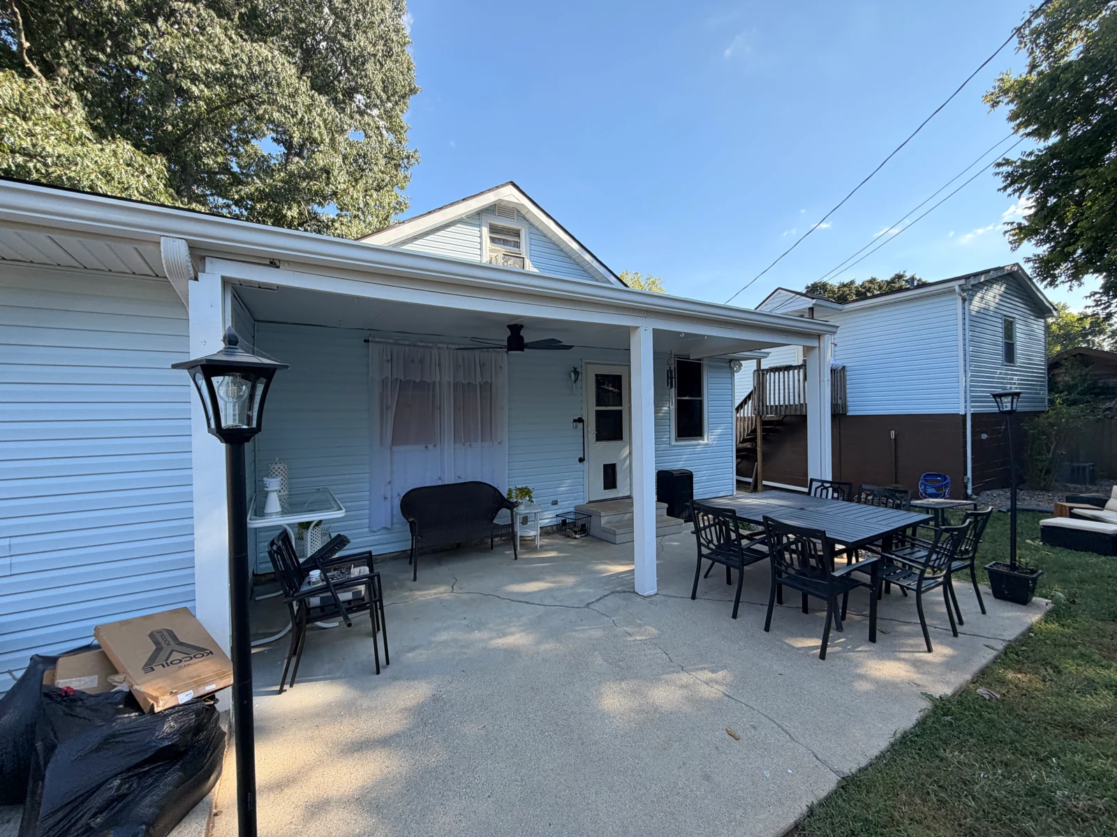 Patio Exterior — After Repainting on a house repaint by Arorix Home Solutions