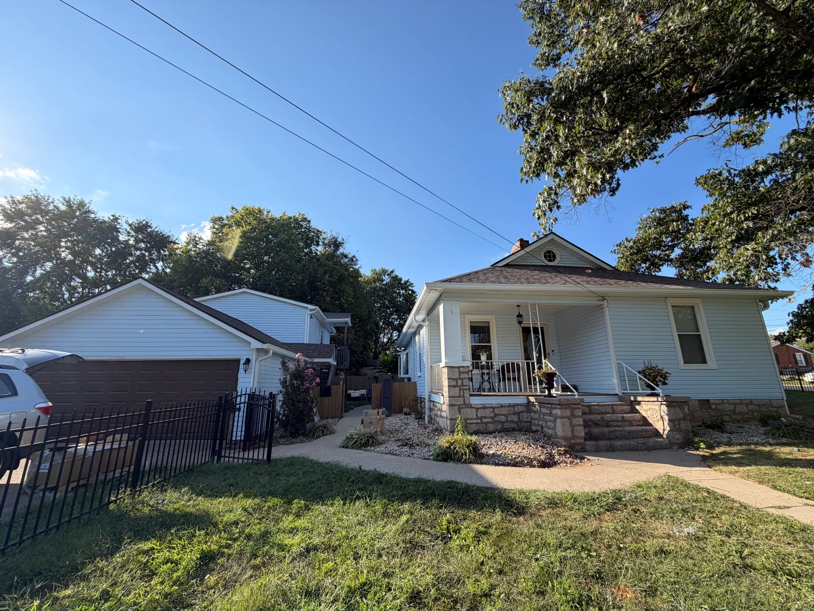 Front Porch — After Repainting on a house repaint by Arorix Home Solutions