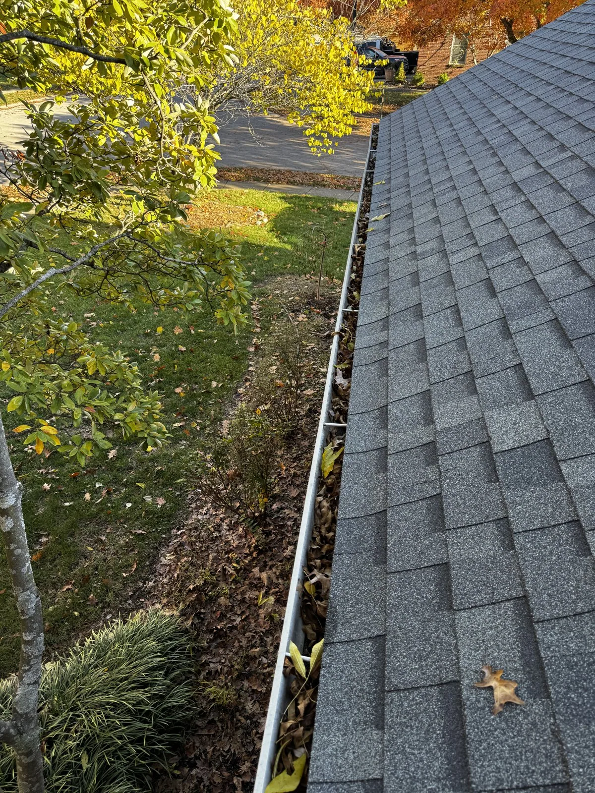 Residential gutter-cleaning project by Arorix Home Solutions in Lexington Kentucky