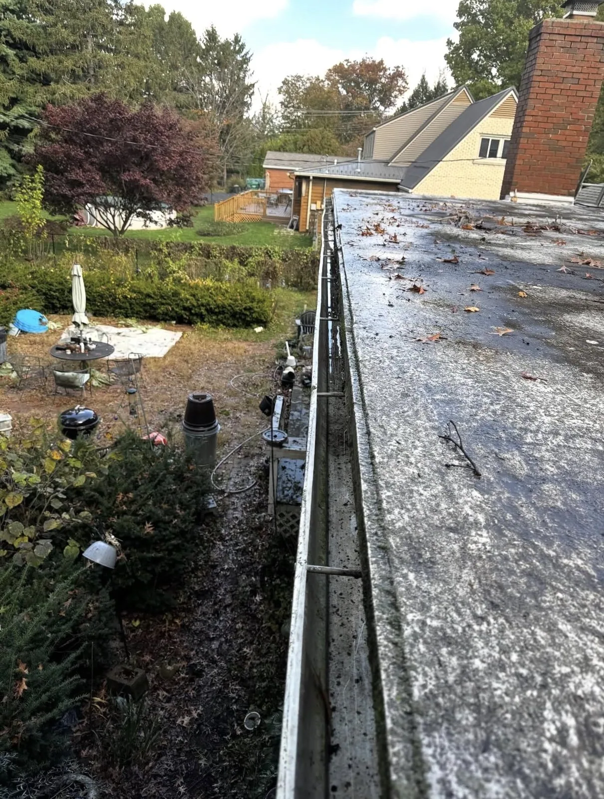 Residential gutter-cleaning work documented by Arorix Home Solutions in Lexington Kentucky